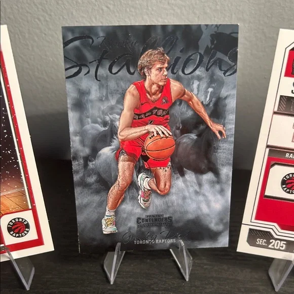 Gradey Dick Rookie lot NBA Toronto Raptors Stallions, hoops, contenders - Picture 3 of 5
